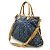 Borsa tote GM in denim Monogram Louis Vuitton Blu - vista 3