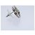 Orecchini CHANEL Camelia in metallo argento CC Auth 89077 - vista 11