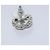 Orecchini CHANEL Camelia in metallo argento CC Auth 89077 - vista 13