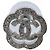 Orecchini CHANEL Camelia in metallo argento CC Auth 89077 - vista 2