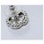 Orecchini CHANEL Camelia in metallo argento CC Auth 89077 - vista 7