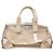 Borsa a cornice in tela PVC decorata con cristalli Prada Beige