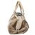 Borsa a cornice in tela PVC decorata con cristalli Prada Beige - vista 5