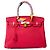 Hermès HERMES Birkin 30 Bag in Red Leather - 102147