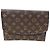 Clutch Louis Vuitton Rabat 23 Marrone in Tela