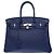 Hermès HERMES Birkin 35 Bag in Blue Leather - 102149