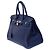 Hermès HERMES Birkin 35 Bag in Blue Leather - 102149 - view 4
