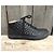 Free Lance Kaley Relief Sneaker aus Leder schwarz