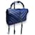 Yves Saint Laurent Royal Blue YSL Mini College Ketten Tasche Blau  - Ansicht 1