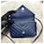 Yves Saint Laurent Royal Blue YSL Mini College Ketten Tasche Blau  - Ansicht 10
