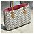 Edición Limitada Louis Vuitton Calvi Rosa Blanco Gris - vista 6