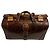 Borsa da viaggio Céline in pelle marrone scuro