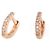 NOVE ORECCHINI VANRYCKE MINI CREOLE PIERCING UFFICIALE T XXS ORO 18K D'oro