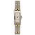 RELÓGIO PEQUIGNET MOOREA BAGUETTE 3521318 27 MM QUARTZ OURO E AÇO
