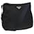 Borsa a spalla PRADA in nylon nero Auth bs18091