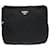 Borsa a spalla PRADA in nylon nero Auth bs18091 - vista 13