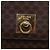 Céline Borsa a spalla in tela Macadam CELINE in pelle PVC marrone oro Auth ki4788 D'oro - vista 17