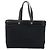 Hermès HERMES Herbag Cabas GM Tote Tasche Canvas Leder Schwarz Silber Auth ep5581 - Ansicht 2