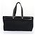 Hermès HERMES Herbag Cabas GM Tote Tasche Canvas Leder Schwarz Silber Auth ep5581 - Ansicht 21