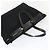 Hermès HERMES Herbag Cabas GM Tote Tasche Canvas Leder Schwarz Silber Auth ep5581 - Ansicht 6
