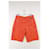 Acne Bermuda in cotone Arancione  - vista 3