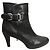 Botines Stuart Weitzman de cuero negro