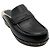 Zoccoli in pelle nera Brunello Cucinelli con shearling e Monili