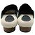 Zoccoli in pelle nera Brunello Cucinelli con shearling e Monili - vista 5