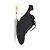 Sneakers Chanel CC Low Top in pelle nera Nero - vista 10