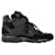 Sneakers alte Chanel CC in pelle nera e camoscio Nero