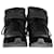 Sneakers alte Chanel CC in pelle nera e camoscio Nero - vista 3