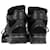 Sneakers alte Chanel CC in pelle nera e camoscio Nero - vista 5
