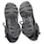 Sneakers alte Chanel CC in pelle nera e camoscio Nero - vista 7