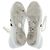 Sneakers alte a righe Moncler Monte Carlo in pelle bianca Bianco - vista 7