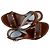 Sandali piatti passeggeri Louis Vuitton - anni '20 Marrone - vista 5