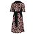 Vestido estampado floral rojo y negro de Louis Vuitton - años 10 Multicolor - vista 2