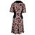 Vestido estampado floral rojo y negro de Louis Vuitton - años 10 Multicolor - vista 5