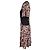 Vestido estampado floral rojo y negro de Louis Vuitton - años 10 Multicolor - vista 6