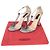 Valentino Garavani Sandali T Strap Valentino Love Blade in suede grigio - '10s Multicolore - vista 6