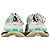 Balenciaga Triple S Sneakers aus türkisem Polyester - Ansicht 3