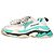 Balenciaga Triple S Sneakers aus türkisem Polyester - Ansicht 5