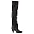 Saint Laurent Era 85 Over-the-Knee Suede Boots - '10s Black Cashmere Wool  ref.1675374
