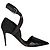 Brunello Cucinelli Monili Beaded Ankle Strap Python Leather Pumps - '10s Grey