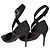 Brunello Cucinelli Monili Beaded Ankle Strap Python Leather Pumps - '10s Grey - view 3