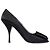 Bow Prada Peeptoe-Pumps - 10er Jahre Schwarz