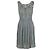 Vestido em jacquard e renda Moschino Cheap and Chic - anos 2000 Azul