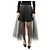 Elie Saab Saia midi de tule preta com studs - tamanho UK 10