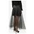 Elie Saab Saia midi de tule preta com studs - tamanho UK 10 - vista 3