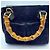 Borsa a tracolla in suede piccola Gucci Bamboo Nero - vista 7