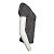 Autre Marque Diane von Furstenberg, top de lurex de leopardo Plata Gris - vista 2